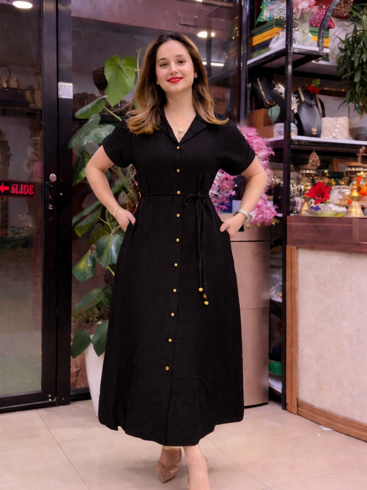 Noire Maxi Dress