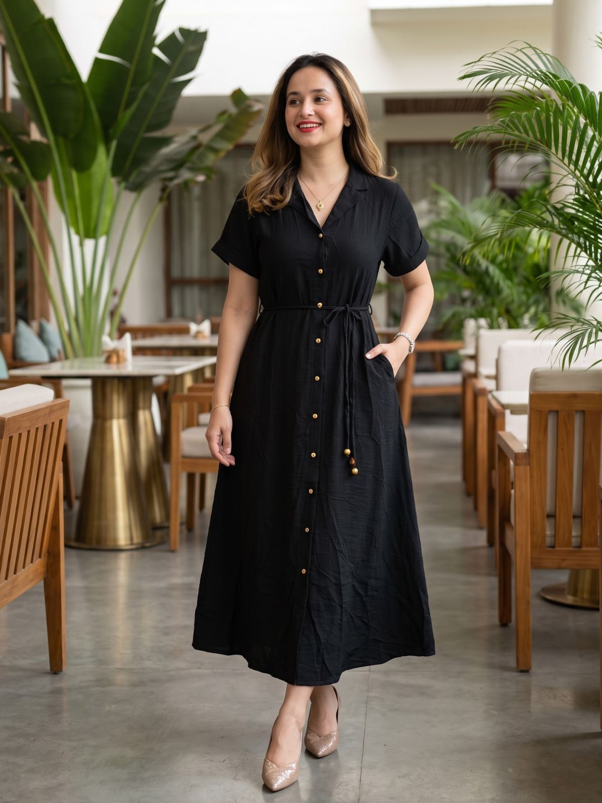 Noire Maxi Dress