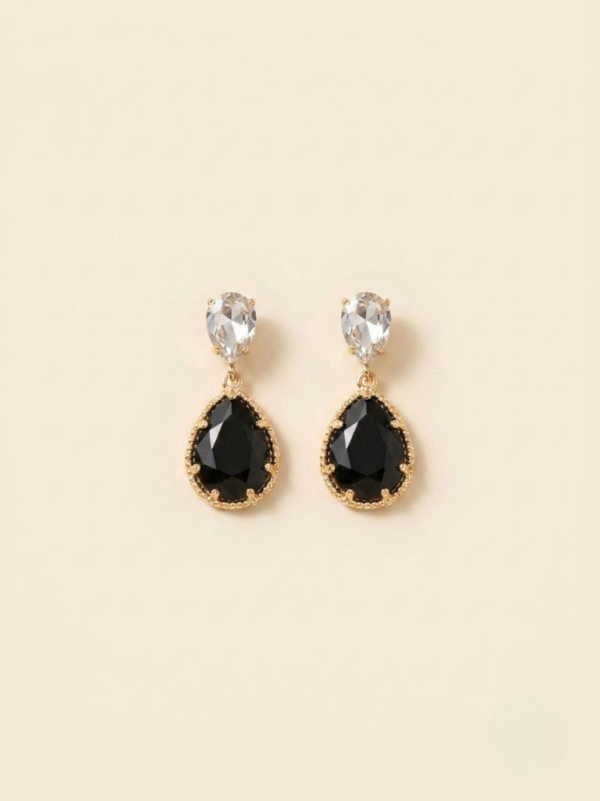 Onyx Drops Earrings