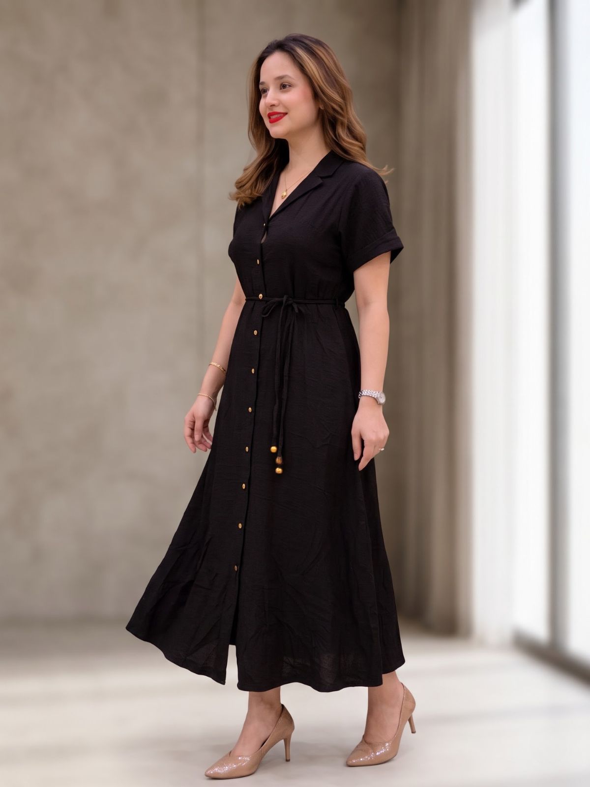 Noire Maxi Dress