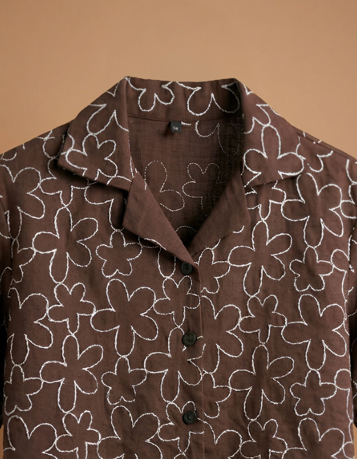Sora Embroidered Cropped Shirt