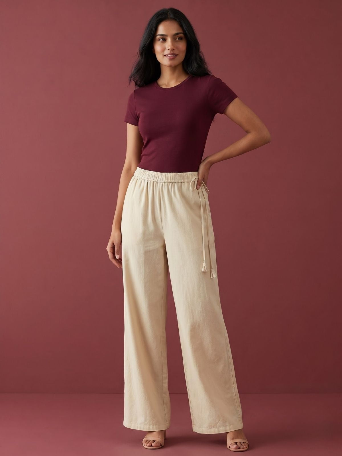 Elara Wide-Leg Trousers