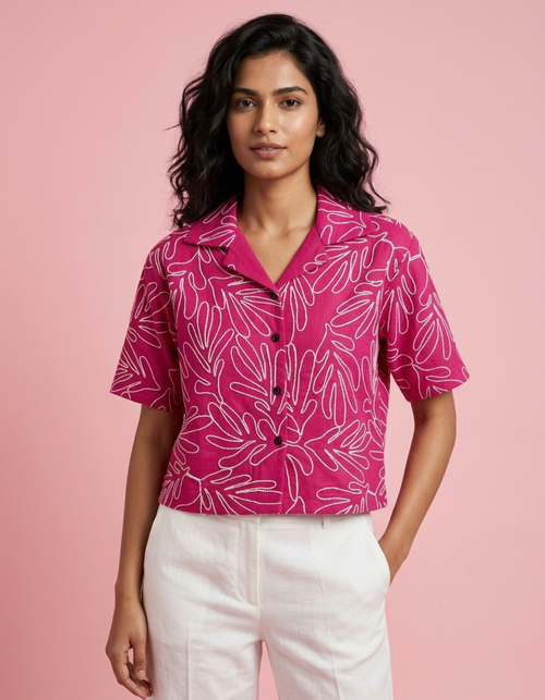 Naira Cropped Shirt