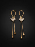 Sorelle Swan Chain Earrings