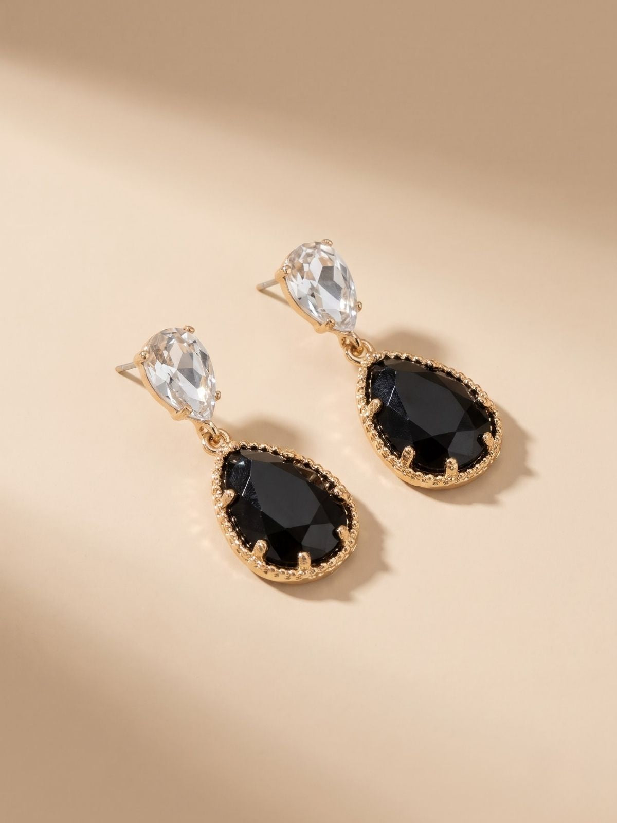 Onyx Drops Earrings