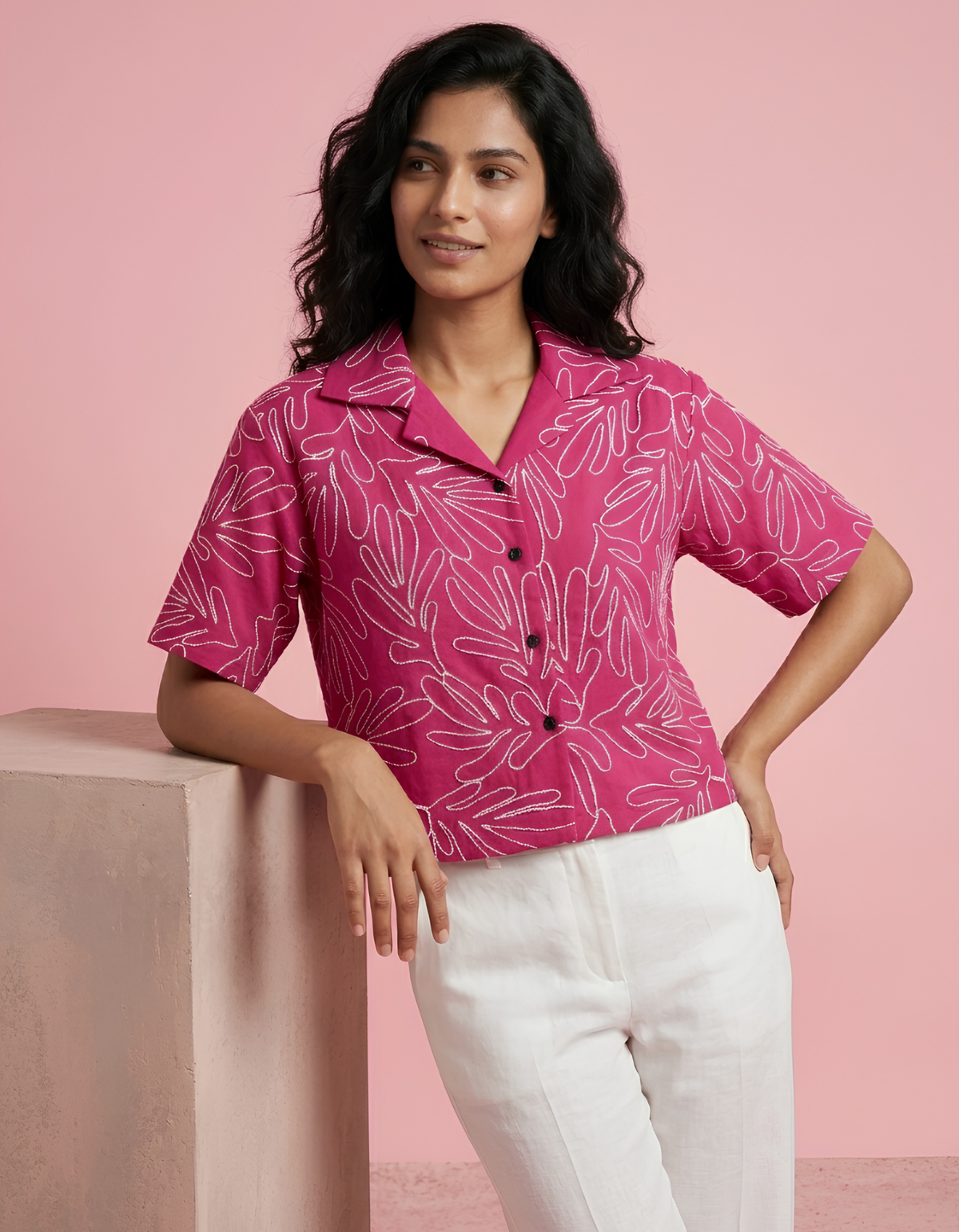 Naira Cropped Shirt