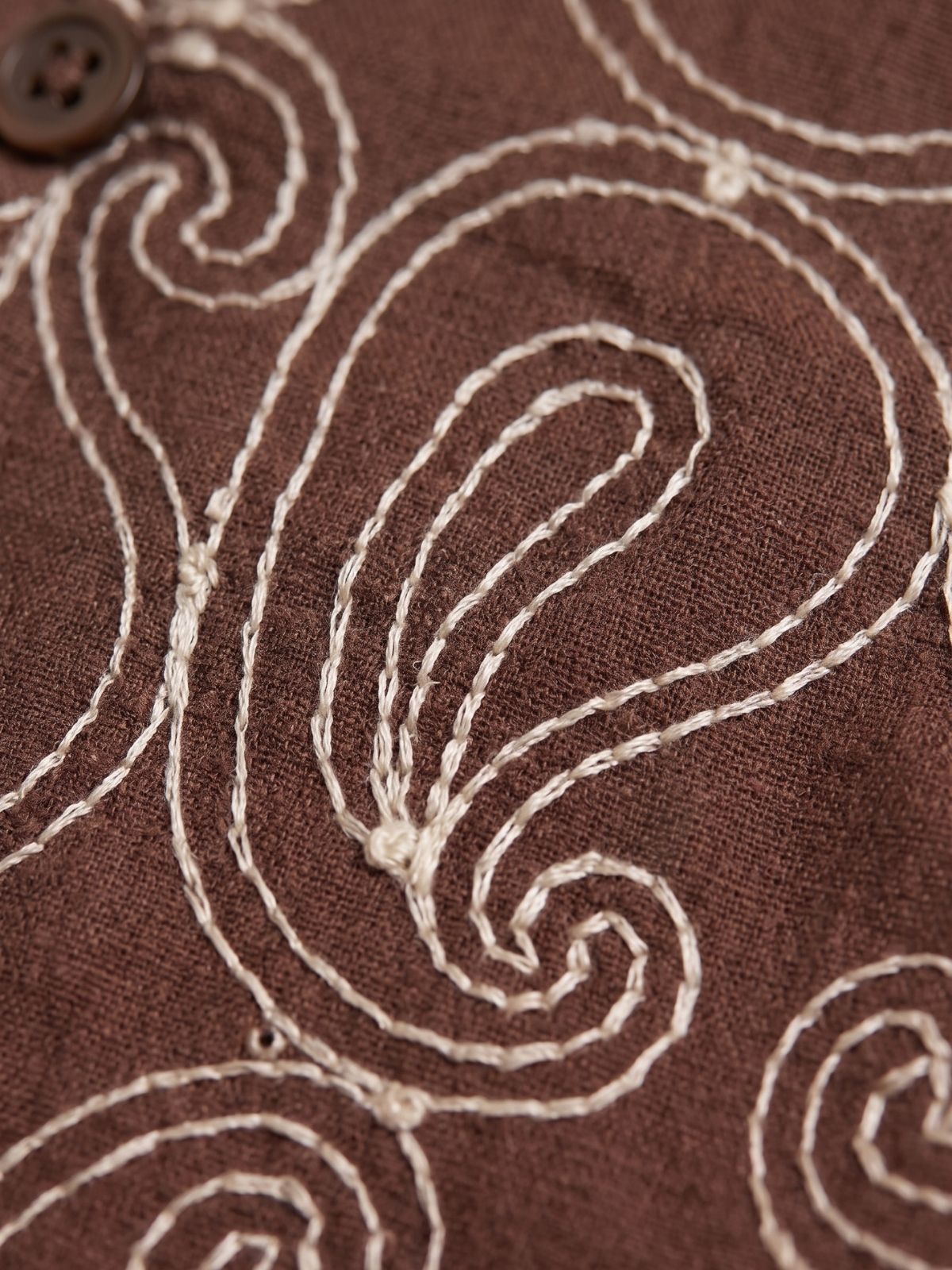 Paisley Embroidered Shirt