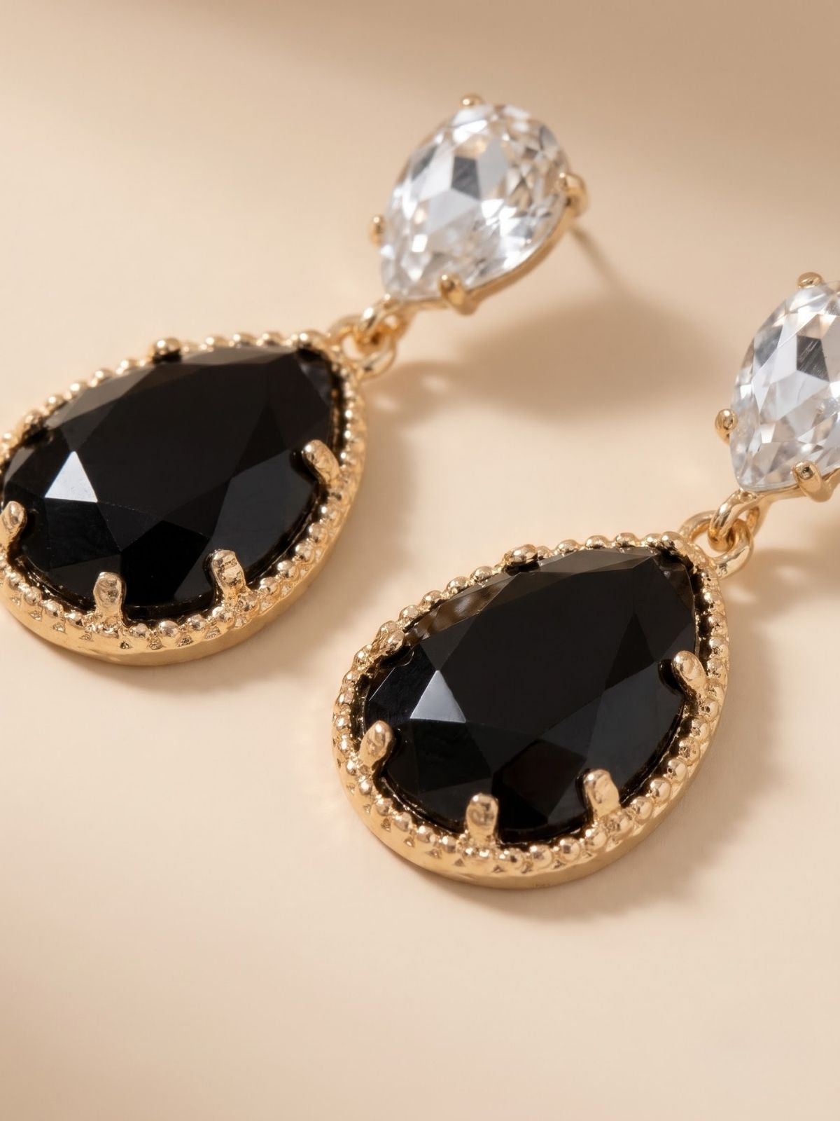 Onyx Drops Earrings