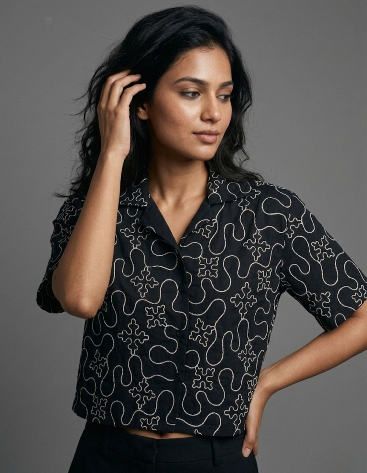 Nighttrail Cropped Shirt
