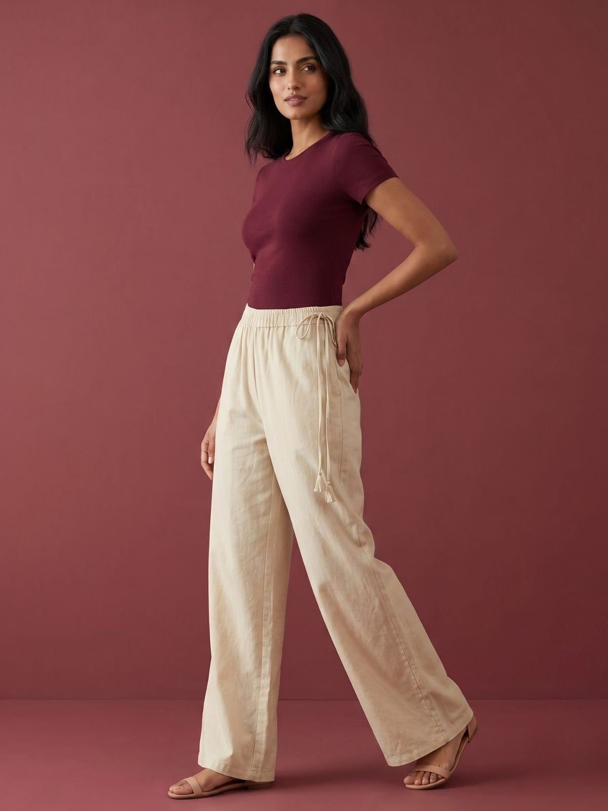Elara Wide-Leg Trousers