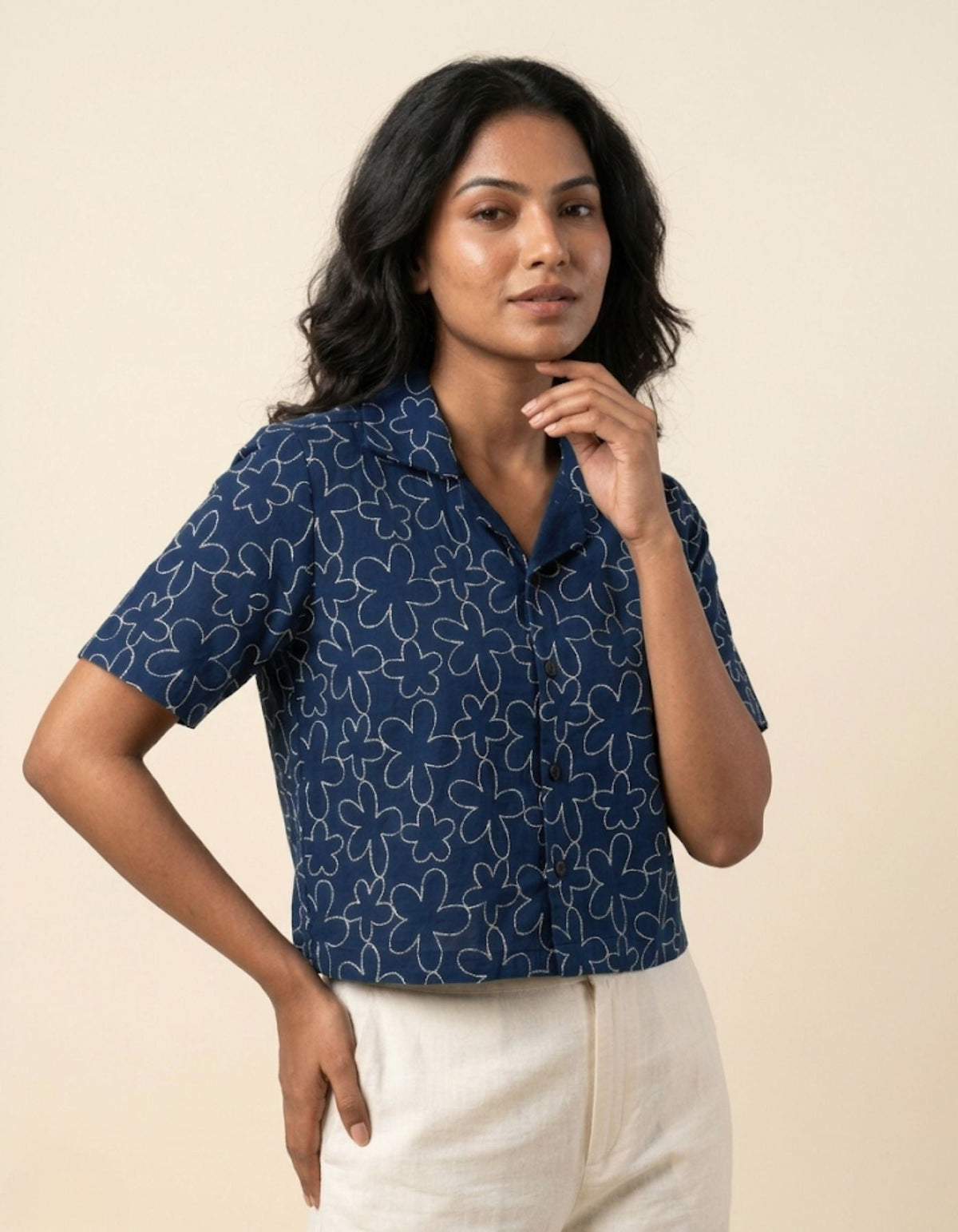 Aven Cropped Shirt