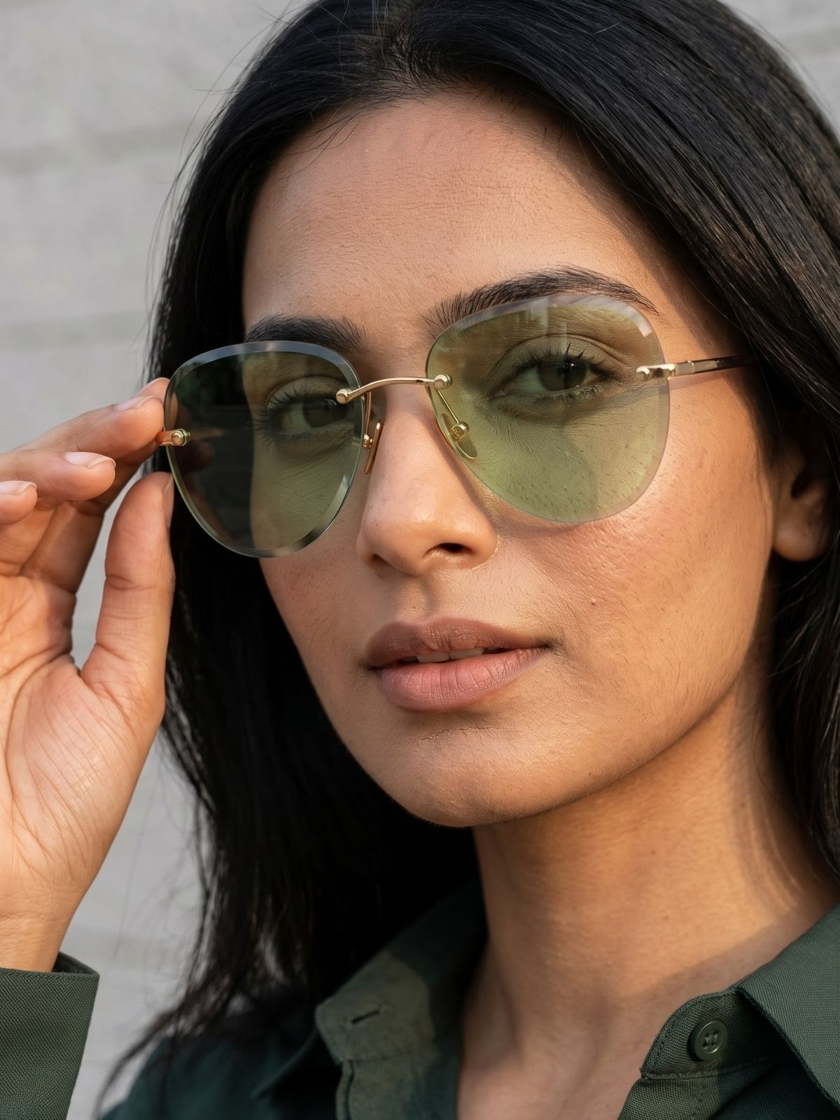 Elara Verde Sunglasses