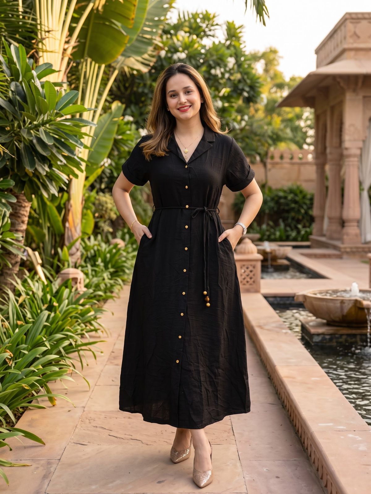 Noire Maxi Dress