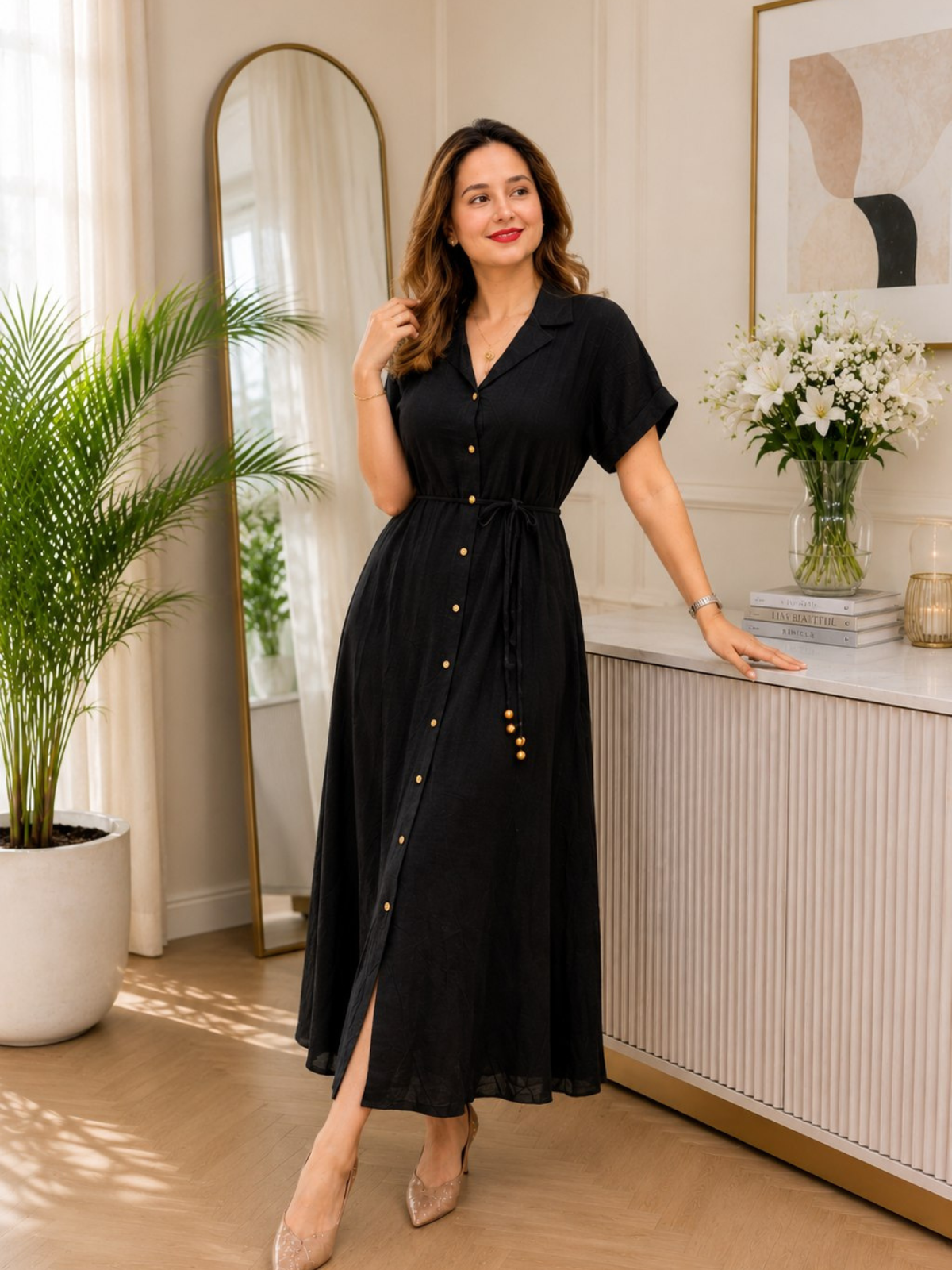 Noire Maxi Dress