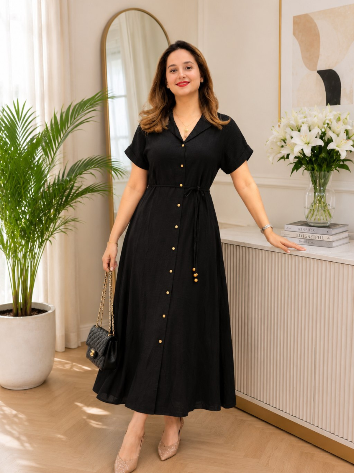 Noire Maxi Dress